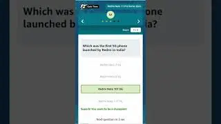 Amazon Redmi Note 11 Pro Series Quiz Answers Today | Win Redmi Note 11S smartphone | 1 March 2022