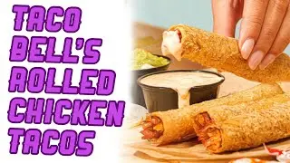 Trying Taco Bell&rsquo;s Rolled Chicken Tacos!!