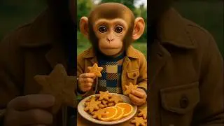 Mini Monkey&rsquo;s Biscuit Bliss! 🍪🐵😊 Crunchy Fun Bites! 🎉 BiscuitTime