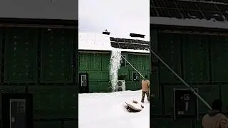 Battling Snow on Solar Panels #offgrid #solar #skills #how #survival #prepping #electric #smart