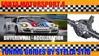 Forza Motorsport 4 - Tuning Guides - Differential Pt 1 (Acceleration) Stella Stig