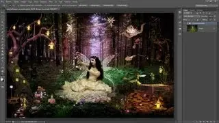 Tutorial Photoshop // Bosque encantando by @karmenQuesada 1/2