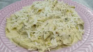 Como fazer Macarrão com Frango ao Molho!(Receitas para iniciantes)