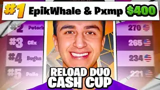 1-е место в турнире Reload Duo Cash Cup - более 400 очков и 2 победы (400$) 🥇