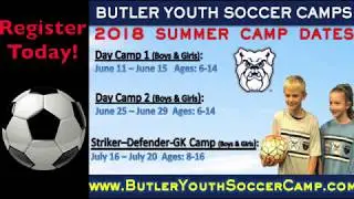 Butler Youth Soccer Camp - A word from Coach Snape
