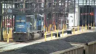 Conrail EMD SD60I Starting Up (Big Smoke)