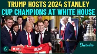 LIVE | Trump with Stanley Cup-champion Florida Panthers at White House &ndash; Jerseys, Gold Stick & More