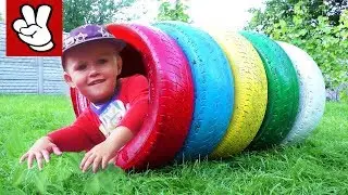 Learn Colors for Kids with Color Tire Educational video for Children Toddlers Babies by Shock Vanok