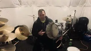 Snare drum tuning with a tunebot to get John Bonham sound 