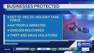 647 arrested by Knox County retail crime holiday task force