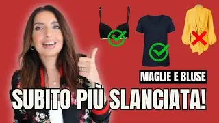 Come SEMBRARE pi&ugrave; MAGRE e CHIC indossando camicie e maglie nel modo giusto