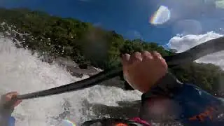 Surfing - hole at lost paddle rapid - upper gauley