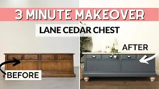 Lane Cedar Chest Makeover | 3 Minute Makeover