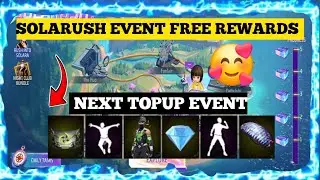 Free Fire Solarush Event | Solarush Event Free Reward | Free Fire Next Topup Event