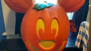 Mickey Mouse Pumpkin Halloween Blowmold Unboxing Disney