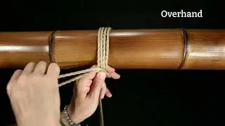 Shibari Handcuff Tutorial | Overhand Single Column Tie (Beginner Friendly)