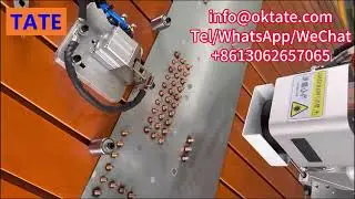 CNC Stud Welding Machine Equipped With Laser Remove Galvanized Layer For Strong Welding in Russia UK