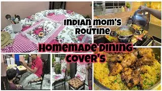 Homemade Dining Table Cover | Indian Mom Life Home Routine | Easy & Budget Friendly