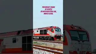 Passenger trains by QSY(s) on NE line, Thailand 2o25. #train #railway #travel #รถไฟไทย #รถไฟ #travel