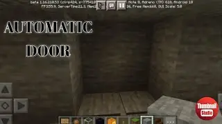 Minecraft : How to make Automatic slide door and Parrot cage #3
