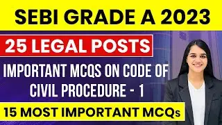 SEBI Grade A Legal Officer 2023 Syllabus Preparation | SEBI Legal Phase 1 Paper 2 MCQs | EduTap