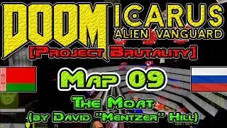[Project Brutality] Icarus: Alien Vanguard, Map09: The Moat, Co-op вдвоём