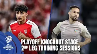 Decisive 2nd leg ahead: Training Ground Insights from Iraq and UAE | AFC Asian Qualifiers&trade; Playoffs