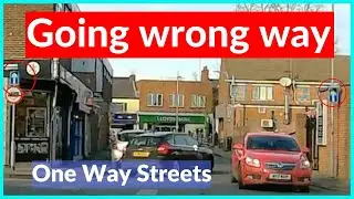 Caught going wrong way on a one way street