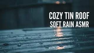 Cozy Rain on Tin Roof: Heavy Rain Sounds for Deep Sleep (Dark Screen / No Music)