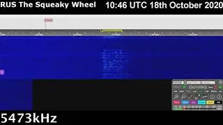 |Скрипучее колесо| 5473kHz Альфа-45 Сообщение (18 Октябрь 2020 года, 10:46 UTC)
