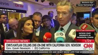 Gov. Gavin Newsom responds to Trump&rsquo;s Davos speech