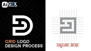 D Logo Design in Grid &ndash; Adobe Illustrator Tutorial | GFX GreatMind