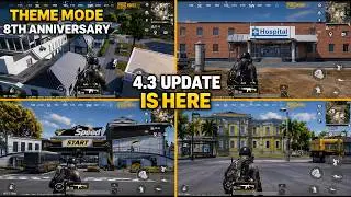 8Th Anniversary Theme Mode | New UI In 4.3 Update |PUBG MOBILE 😱😍🔥