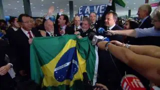 Rio de Janeiro 2016 - The Brazil Delegation Celebrates