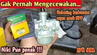 Unboxing dan review karburator honda grand/supra merk npp❗❗ Npp Gak pernah mengecewakan 🔥
