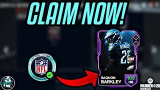 HOW TO CLAIM THE FREE SPECIAL SAQUON BARKLEY! DO THIS NOW! Madden Mobile 26