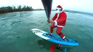Foiling Santa sighting on the North Shore