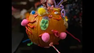Create: HALLOWEEN PUMPKIN DECORATING for Toddlers (No Carving)