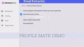 Profile Mate Demo - Instagram Fan Growth Program
