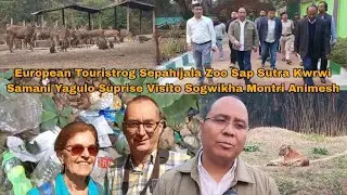 II Sepahijala Zoo Sapsutra Kwrwi..? Koktwma Awaima Yagulo Surprise Visit Montri Animesh Debbarma II