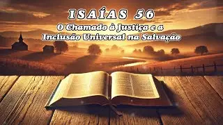 Isaías 56 – O Chamado à Justiça e a Inclusão Universal na Salvação