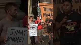 Jimmy Kimmel fans protest his suspension