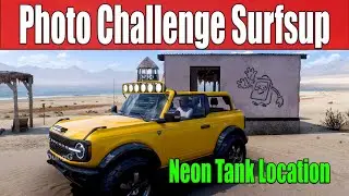 Forza Horizon 5 Photo Challenge Surfsup - Neon Tank at Bahia De Plano