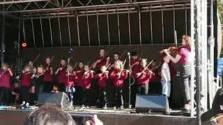 School kids playing violin|Beautiful tones|Sutton Coldfield Town Centre