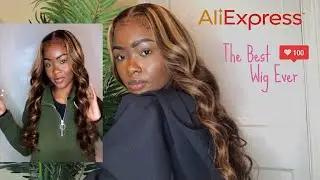 PRE HIGHLIGHTED WIG FROM ALIEXPRESS! Literally a must have! | Ft. Atina Hair