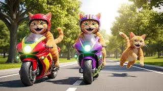 Mama Cat Trims Fur on the Farm and Makes Tiger Hat For Kittens At Home🐾🎩🐯