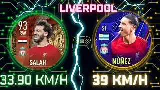 38 km/hr Player Insane Cheater Speed | liverpool news(nunez,SALAH)