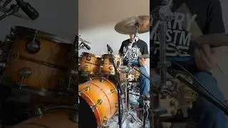 Daily practice, sort of. #drums #drummer #remodrumheads #DWdrums #zildjiancymbals