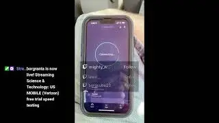 US MOBILE (Verizon) free trial speed testing