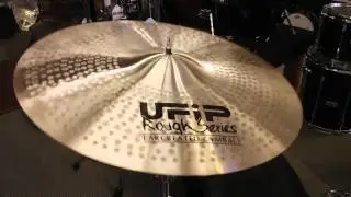 *SOLD* - UFIP Rough Series Crash Cymbal 21
